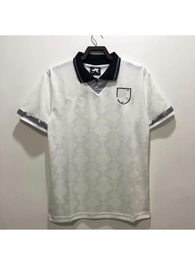 Retro Jersey Nostalgic Premier League England National Team Club Jersey Home And Away Adult Short Sleeve Football Suit