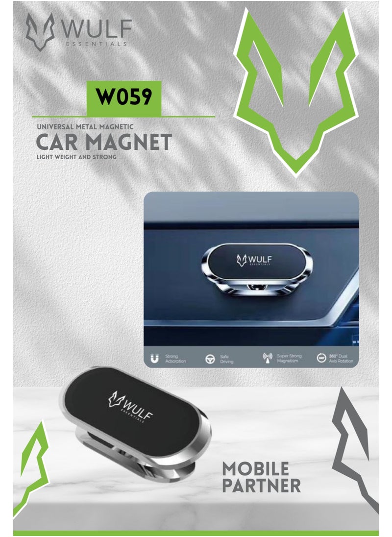 Wulf Essentials WULF ESSENTIALS W059 – 360° Magnetic Car Mount Holder 