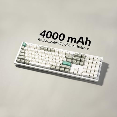 Keychron Q6 Max QMK/VIA Bluetooth Wireless /2.4 GHz/USB-C Wired Custom Mechanical Keyboard, Full Size Programmable Knob RGB Backlit Hot-Swappable Gateron Brown Switch for Mac Windows Linux - White - Image 3
