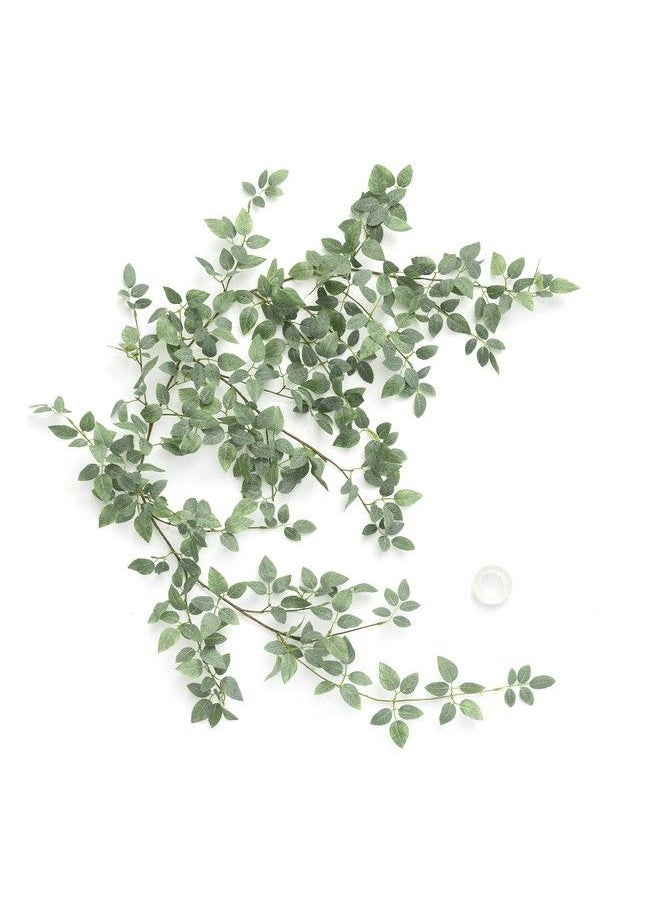Ling's moment Artificial Rose Leaf Garland For Diy Wedding Head Table Chairback Welcome Sign Table Setting Centerpieces Candle Ring Home Fireplace Kitchen Decorations  - Image 1
