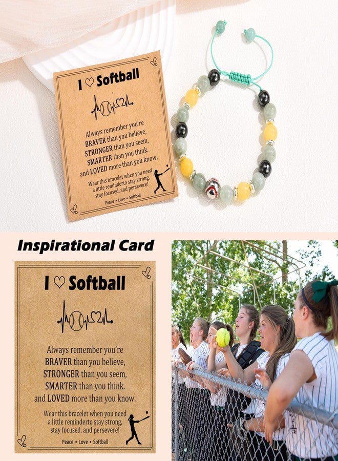 EPIRORA Softball Gifts for Girls, Softball Bracelet Gifts for Teen Girls 8-12, Birthday Graduation Present for Daughter Granddaughter Sister Niece Friend - Image 2