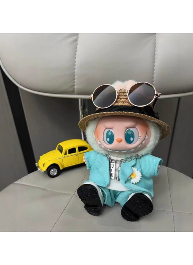 General 15/17cm super restore GD concert stage modelling labubu waifu! Labubu first and second generation of universal vinyl doll waifu, trendy wear a key to unlock!  - Image 4