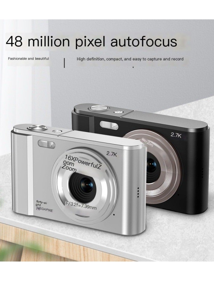 Generic Portable Digital Camera 48MP 2.7K 2.88-inch IPS Screen 16X Zoom Auto Focus Self-Timer 32GB Extended Memory Face Detection Anti-shaking  - Image 5