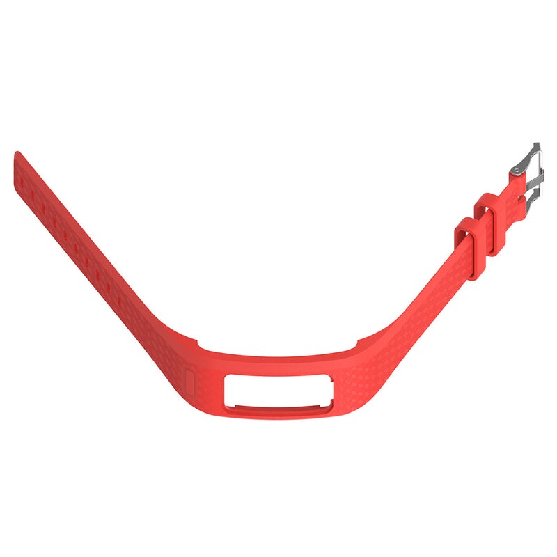 Watch Strap for Sport Watch Fashion Silicone Rubber Watchband Wrist Belt Bracelet Compatible for Garmin vivofit /Vivofit2(Red Size Small) - Image 4