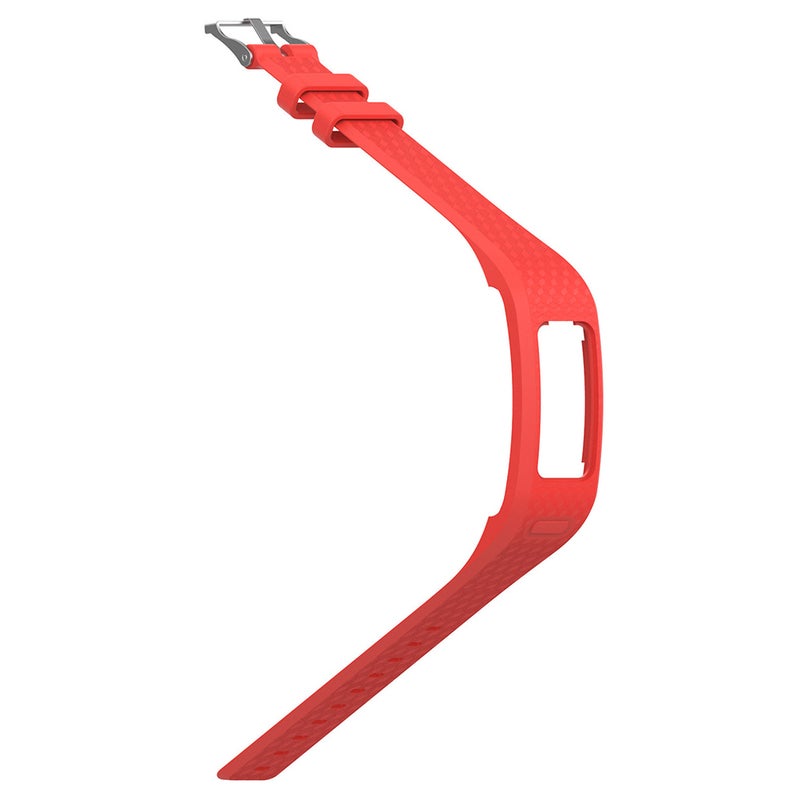 Watch Strap for Sport Watch Fashion Silicone Rubber Watchband Wrist Belt Bracelet Compatible for Garmin vivofit /Vivofit2(Red Size Small) - Image 1