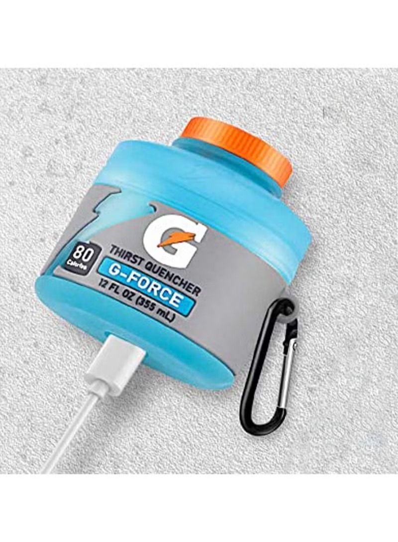 Earphone protector Case Soft Silicone Cartoon Funny Cover Fashion Protective Skin Accessories Keychain Boys Kids Teens Cases Guard Protector Shockproof Dustproof and Scratch Resistant - Image 4