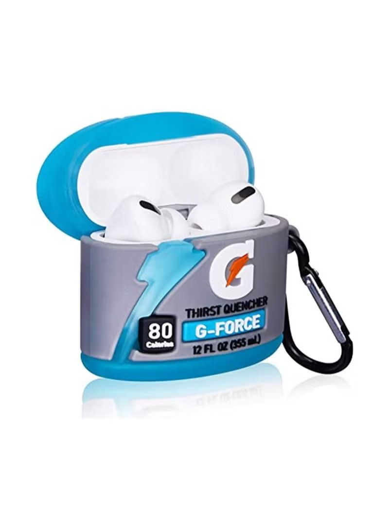 Earphone protector Case Soft Silicone Cartoon Funny Cover Fashion Protective Skin Accessories Keychain Boys Kids Teens Cases Guard Protector Shockproof Dustproof and Scratch Resistant - Image 2