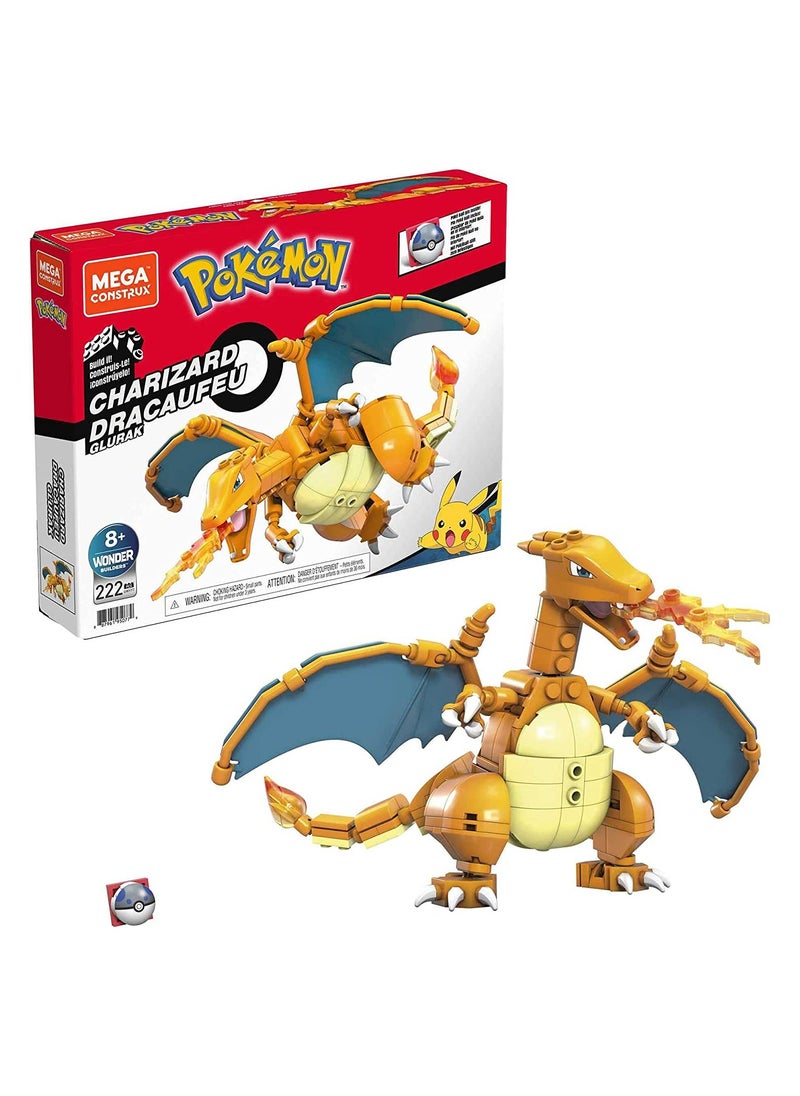 MEGA CONSTRUX Mega Construx Pokemon Charizard Construction Set  - Image 1
