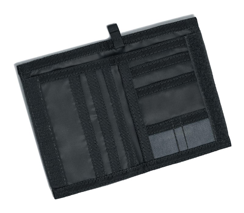 Chameleon Bifold Mens Wallet-Military Tactical Men Wallet- Canvas Thin Front Pocket Travel Bi-Fold Wallet-Best Nylon Travel Pouch (Grey) - Image 2