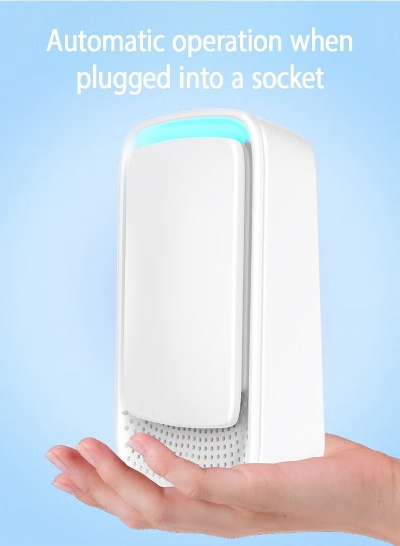 KIIUMI 2-Pack Mini Air Purifier for Better Sleep and Allergy Relief, Effectively Filters 99.9% of Bacteria and Dust, Eliminates Pet Dander, Odors, and other Pollutants, Perfect for Office Desktops, Large Rooms and Home Use - Image 2