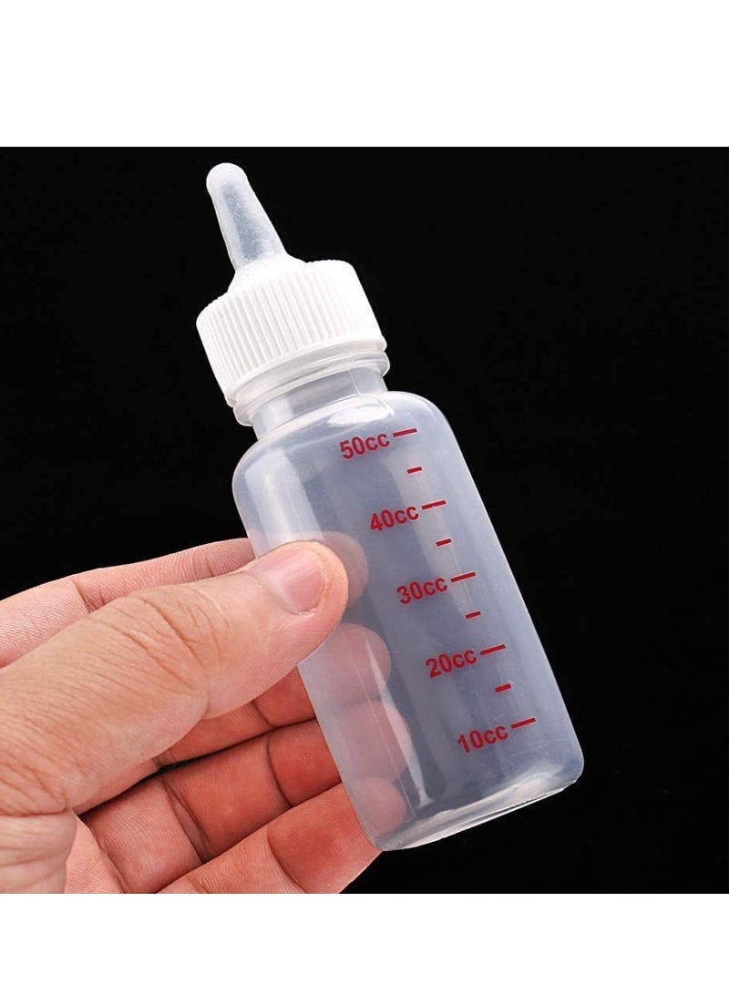 FengSVMA Pet Nursing Bottle, Nursing Bottle Kits, Replacement Nipple Mini Cat Feeding Bottle for Newborn Kittens, Puppies, Rabbits, Small Animals, Squirrel - Image 4