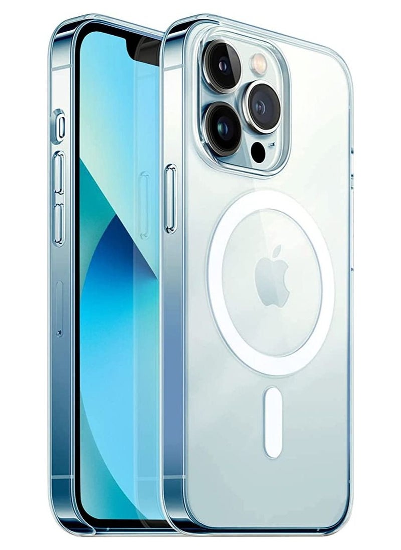 Generic - Magnetic iPhone 13 Pro Max Case, Compatible with Magsafe Phone Case for iPhone 13 Pro Max, [Anti-Yellow & Military Shockproof] Slim Thin Protective 13Pro Max Cover for Women Girls Men 6.7 inch 2021 - Image 1