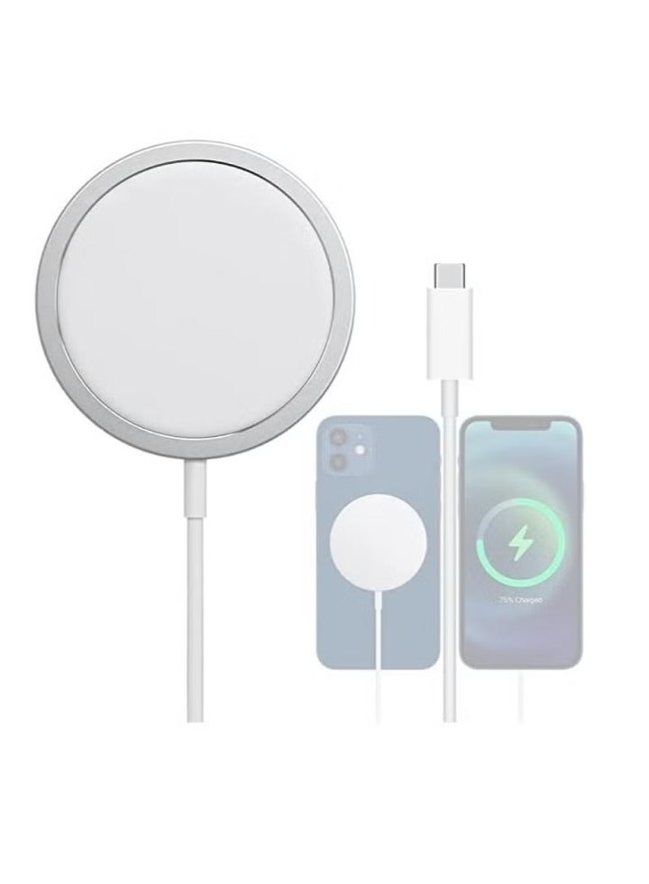ELTRAZONE MagSafe Charger [MFI/UACK Certified] USB-C Fast Charging, Wireless Magnetic Fast PD Charging up to 15W, Compatibility with iPhone 14, 14 Plus, 14 Pro, 14 Pro Max, 13, 12 Series, AirPods Pro 2 - Image 1