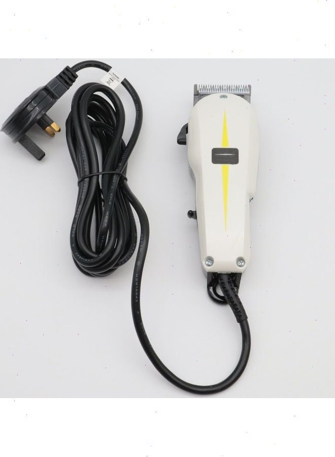 Shaving - Trimmers & Groomers Professional Super Taper Clipper | Corded| 4 Attachment Combs |Taper Blade | 3 Pin - GCC White - Image 5