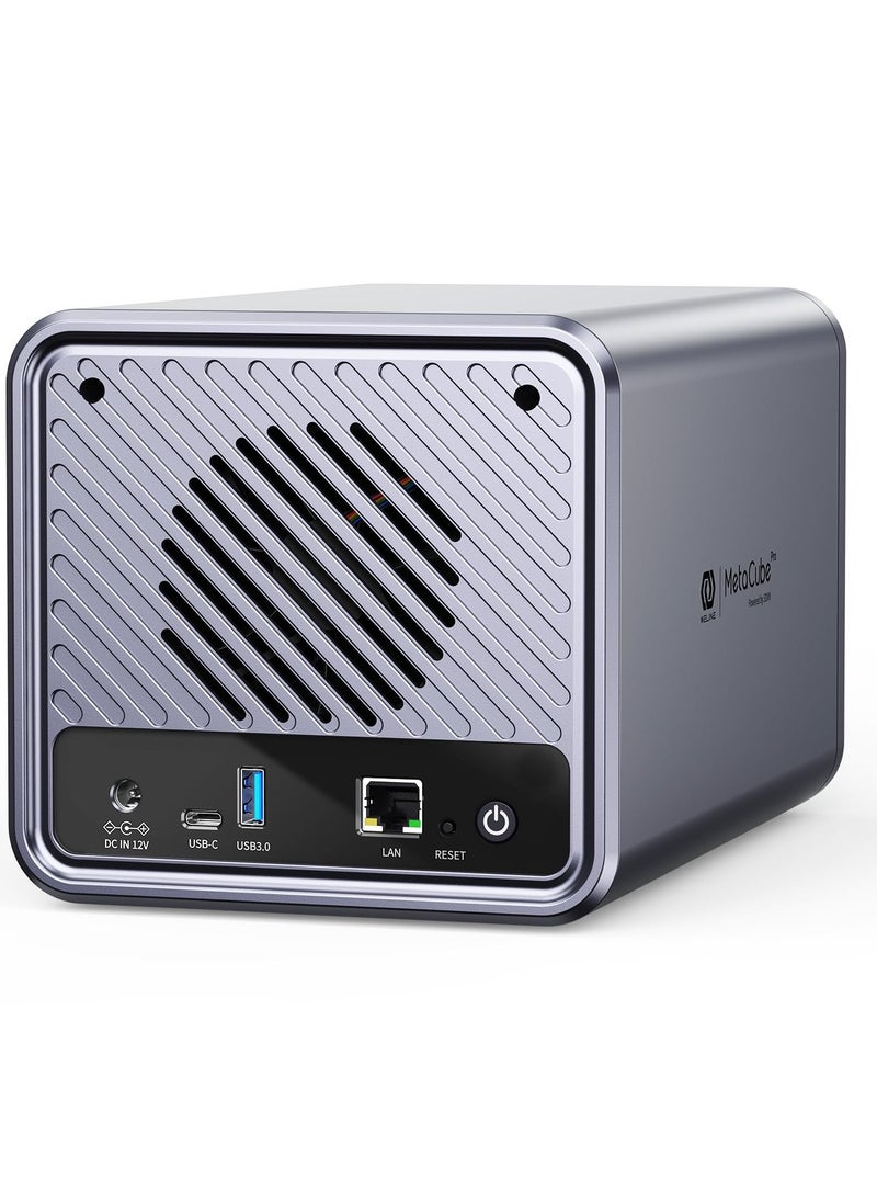 Orico ORICO 2 Bay NAS Storage and Private Cloud, Networkable Enclosure with APP-Connected for Family, Samba & DLNA Protocol, 4-Core CPU, 2GB RAM DDR4, Hardware RAID(Diskless) - TS200  - Image 2