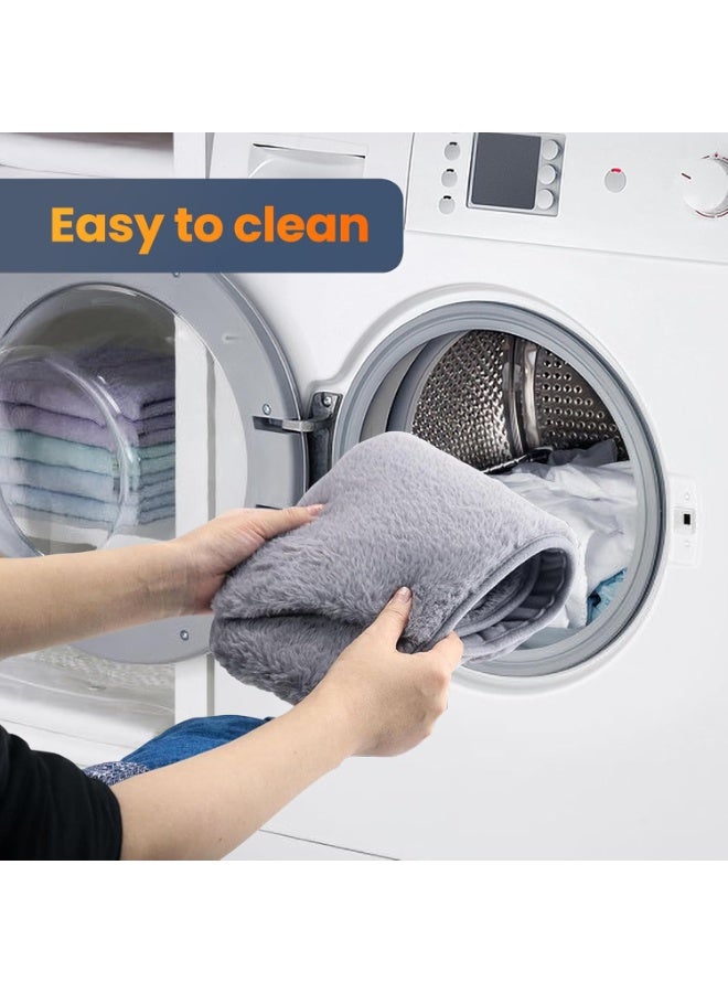 Kimaya 2 in 1 Electric Waist & Hand Warmer, Period Heat Pad, with 3 Heat Levels, Adjustable Straps, USB Heat Pad with Hand Pockets, for Period Back Belly Joints Pain, Perfect Gift for Women & Men (Adelaide Grey) - Image 5