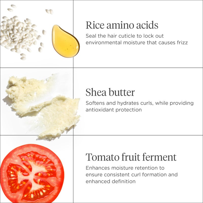 Briogeo Curl Charisma Rice Amino + Avocado Hydrating Shampoo, Define and Moisturize Wavy, Curly, and Coily Hair,Sulfate-free, Anti-Frizz, Hydrating Cleanse, Vegan, Cruelty-Free, 8 fl oz - Image 3