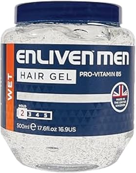 Enliven XL Wet Look Clear Hair Gel 500 ml - Image 1