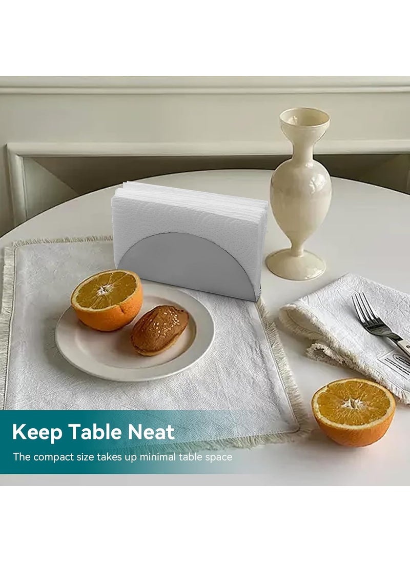 FINALITY finality Stainless Steel Napkin Holder for Table Durable Tissue Paper Holder Paper Napkin Holder for Restaurants Hotels Silver  - Image 5