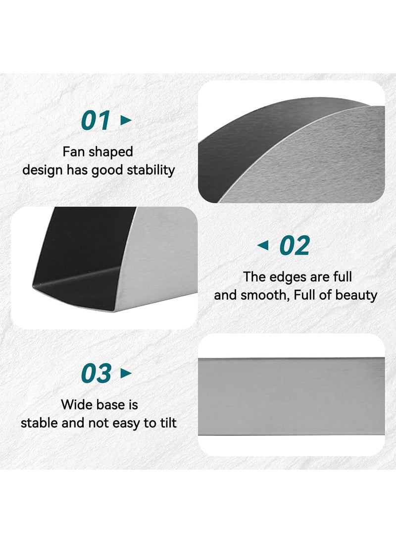 FINALITY finality Stainless Steel Napkin Holder for Table Durable Tissue Paper Holder Paper Napkin Holder for Restaurants Hotels Silver  - Image 4