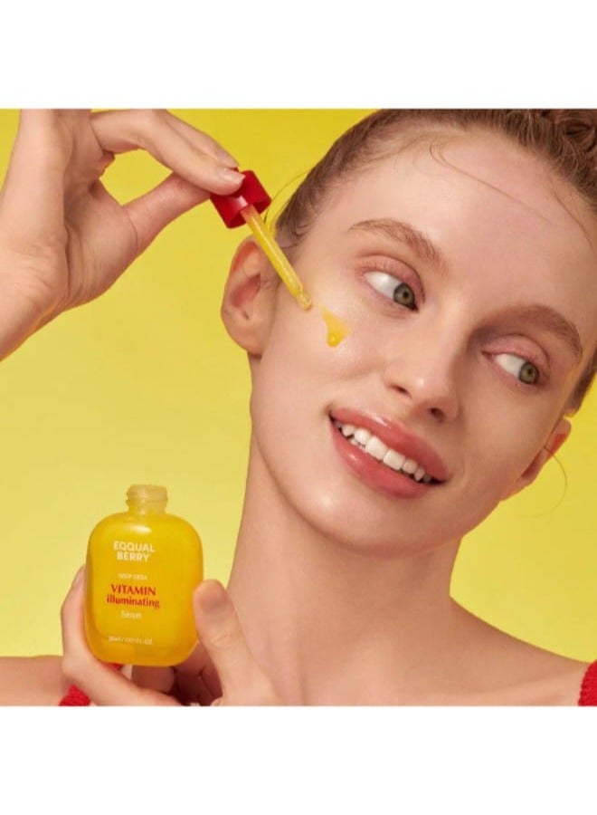 إيكوالبيري فيتامين مصل الإضاءة أيكوال بيري - مصل فيتامين سي الإضاءة مع نياسيناميد يقوي حاجز الجلد يهدرات باستخدام السيراميد وحمض الهيالورونيك ، 1.01 أوقية / 30 ملي - Image 3