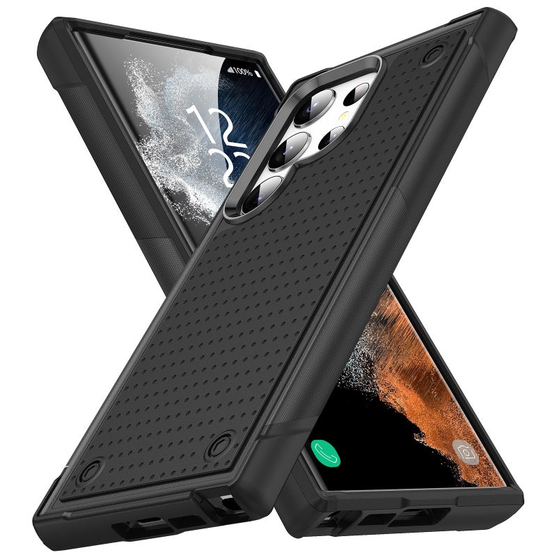 Shockproof TPU+PC Air Cushion Back Case for Samsung Galaxy S25/S24/S23 Series - Image 2