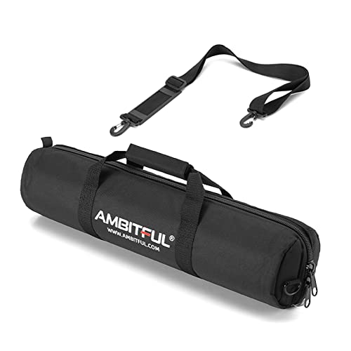 AMBITFUL حقيبة حمل ثلاثية القوائم AMBITFUL بطول 25 بوصة مع حزام كتف حقيبة حمل مبطنة لوقوف الضوء، وقوف البوم، والمظلات وإكسسوارات التصوير ثلاثية القوائم (25 بوصة / 65 سم) - Image 1