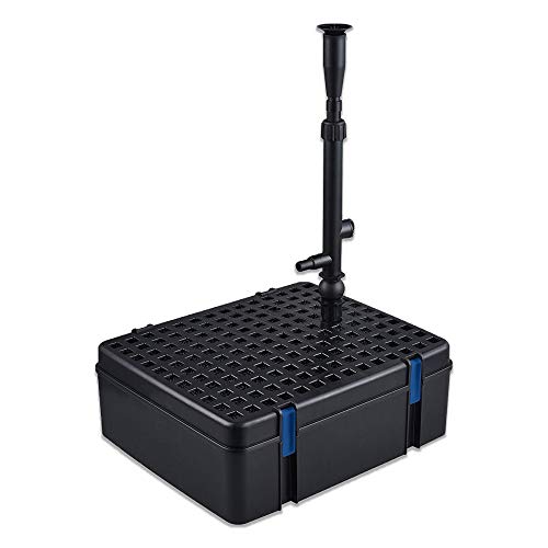 HALF OFF PONDS Sting Ray 1300 All-in-One Submersible Biological and Mechanical Filter, 530 GPH Pump, 13-Watt UV Clarifier, and Fountain - SR1300 - Image 1