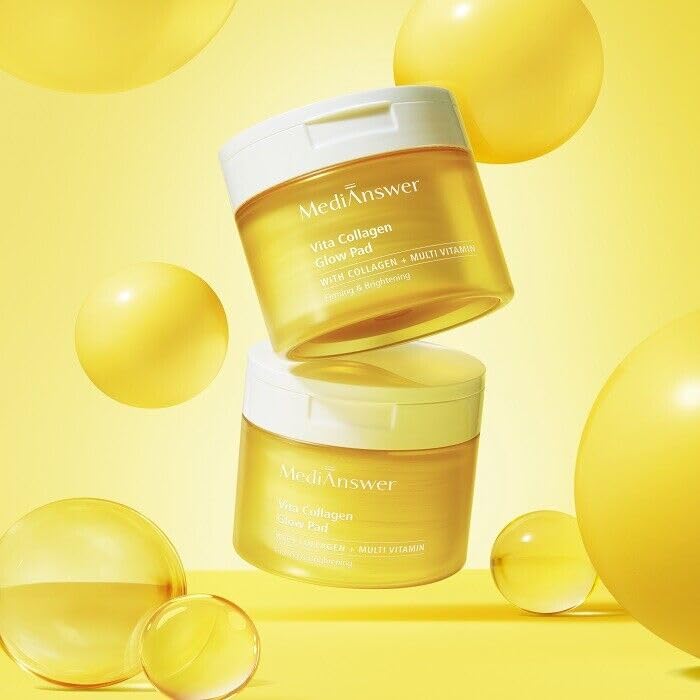 MediAnswer MediAnswer Vita Collagen Glow Pad 140ml 80P Special Set 10P  FirmingBrightening 79 Collagen 5 Niacinamide