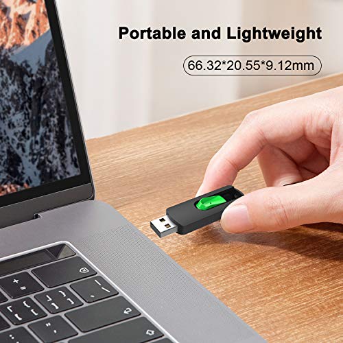 Aiibe 128GB Flash Drive Aiibe USB Flash Drive 128 GB Thumb Drive USB 2.0 Memory Stick Zip Drive Backup Jump Drive Single 128GB 128G USB Drive for PC Laptop - Image 2