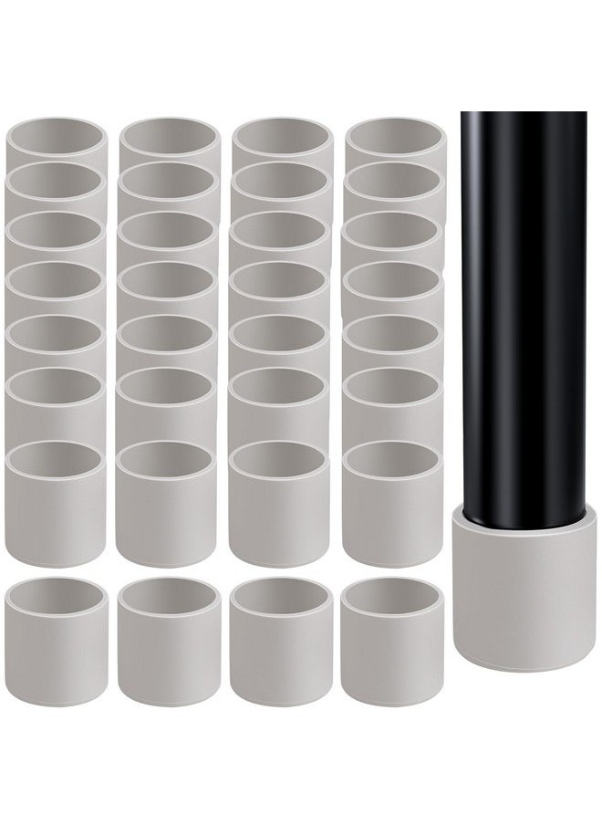 HNYYZL HNYYZL Chair Leg Tips caps,32PCS,1 inch Round Gray,Rubber Chair Leg Floor Protectors,Furniture Feet Protectors  - Image 1