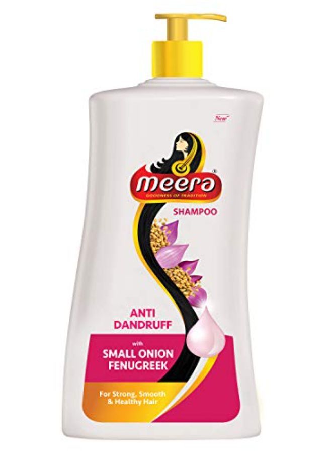 MEERA Anti Dandruff Shampoo, With Goodness Of Small Onion And Fenugreek, For Men And Women, 1L - Image 1