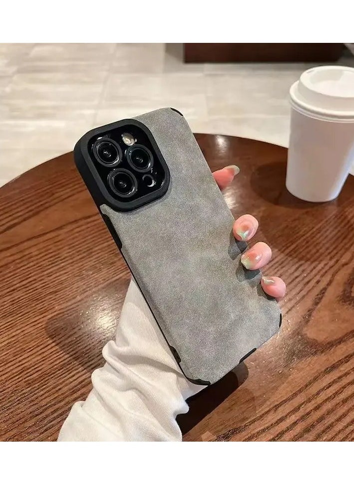 Jomo Store - Luxury PU Leather iPhone 16 Pro Case – Shockproof Lambskin Protective Cover for Men & Women, with Camera Lens Protection, Slim & Durable, Anti-Scratch & Impact-Resistant - Image 1