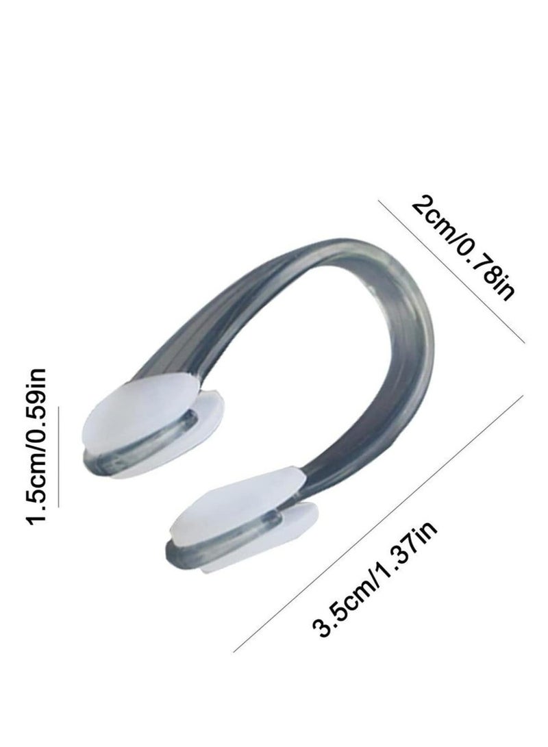 Oasisgalore 6-Pack Swimming Silicone Nose Clips: Waterproof for Swimming & Diving, Adults & Kids, Individually Packaged.  - Image 3