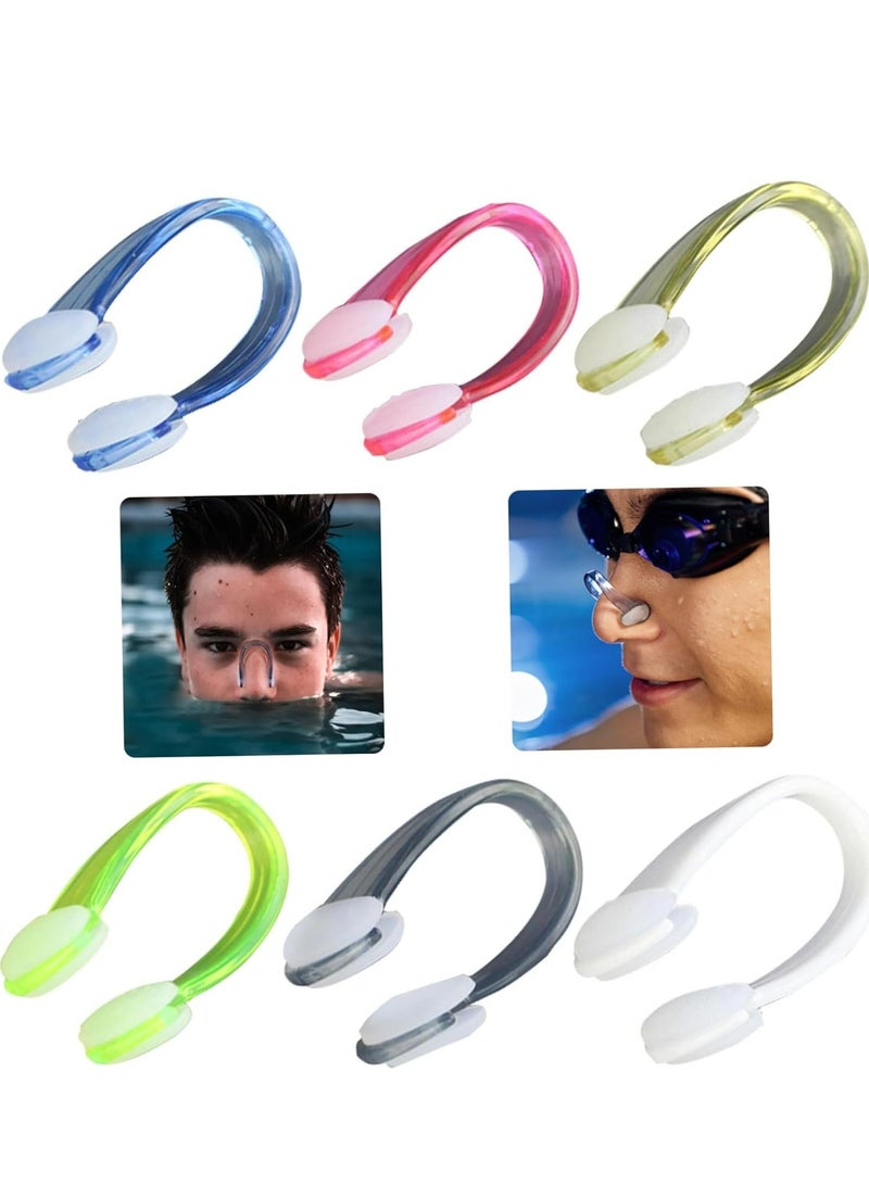 Oasisgalore 6-Pack Swimming Silicone Nose Clips: Waterproof for Swimming & Diving, Adults & Kids, Individually Packaged.  - Image 5