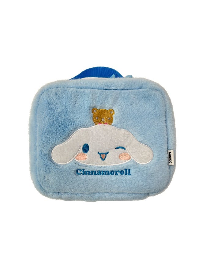 Miniso MINISO Sanrio Characters Plush Large Storage Bag (Cinnamoroll) – Soft and Spacious Organizer for Clothes, Toys, and Essentials with Cute Cinnamoroll Design 