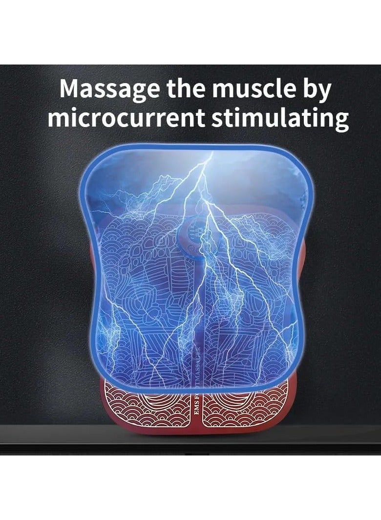 Yameem Electric Foot Massagers Mat USB Charging EMS Foot Massager Muscle Relaxation Feet Pain Relief - Image 2