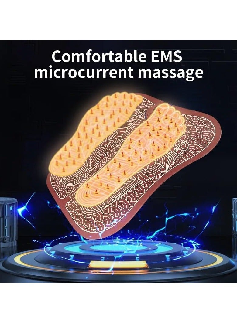 Yameem Electric Foot Massagers Mat USB Charging EMS Foot Massager Muscle Relaxation Feet Pain Relief - Image 3