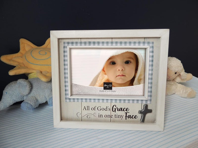 Cathedral Art Abbey  CA Gift One Tiny Face Baby Frame WEasel Back  Hanger - Image 2