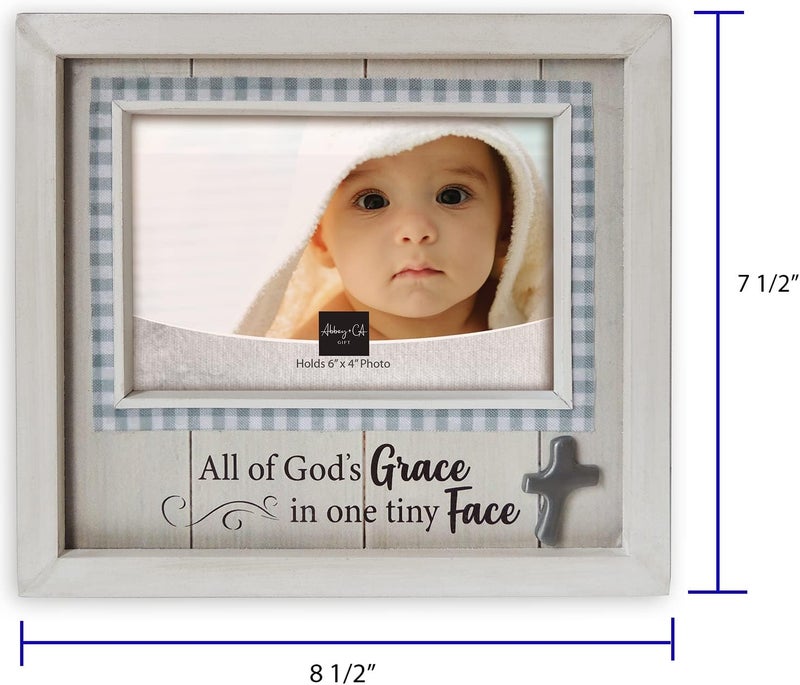 Cathedral Art Abbey  CA Gift One Tiny Face Baby Frame WEasel Back  Hanger - Image 3