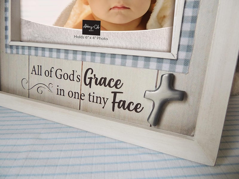 Cathedral Art Abbey  CA Gift One Tiny Face Baby Frame WEasel Back  Hanger - Image 5
