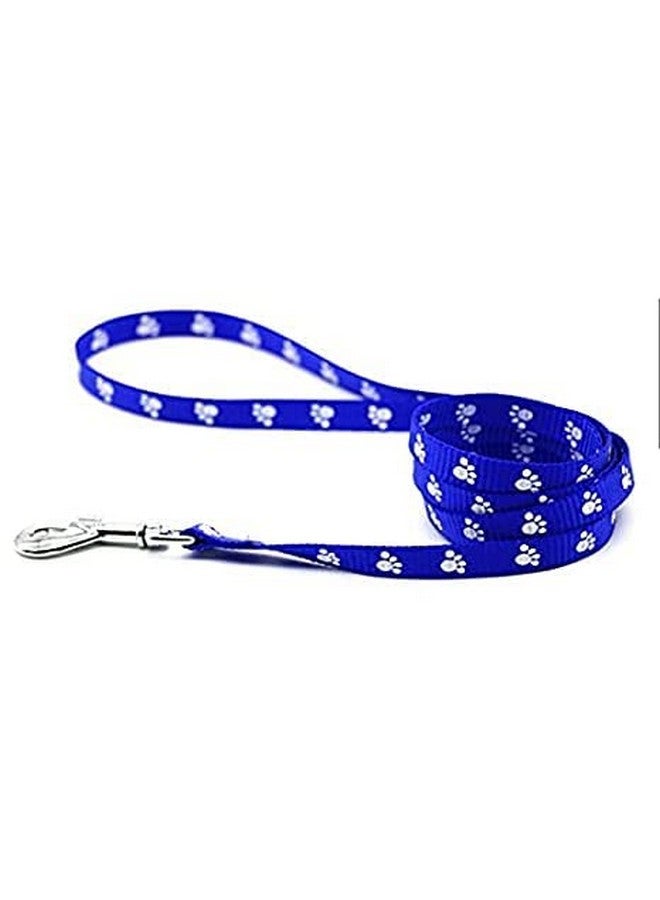 Adjustable Leash With Harness Set Paw Printed Nylon Puppy Harness For All Breeds Dogs, Cat And Puppies (Color As Per Availability) - Adjustable Chest: 35 Cm-50Cm - Image 4