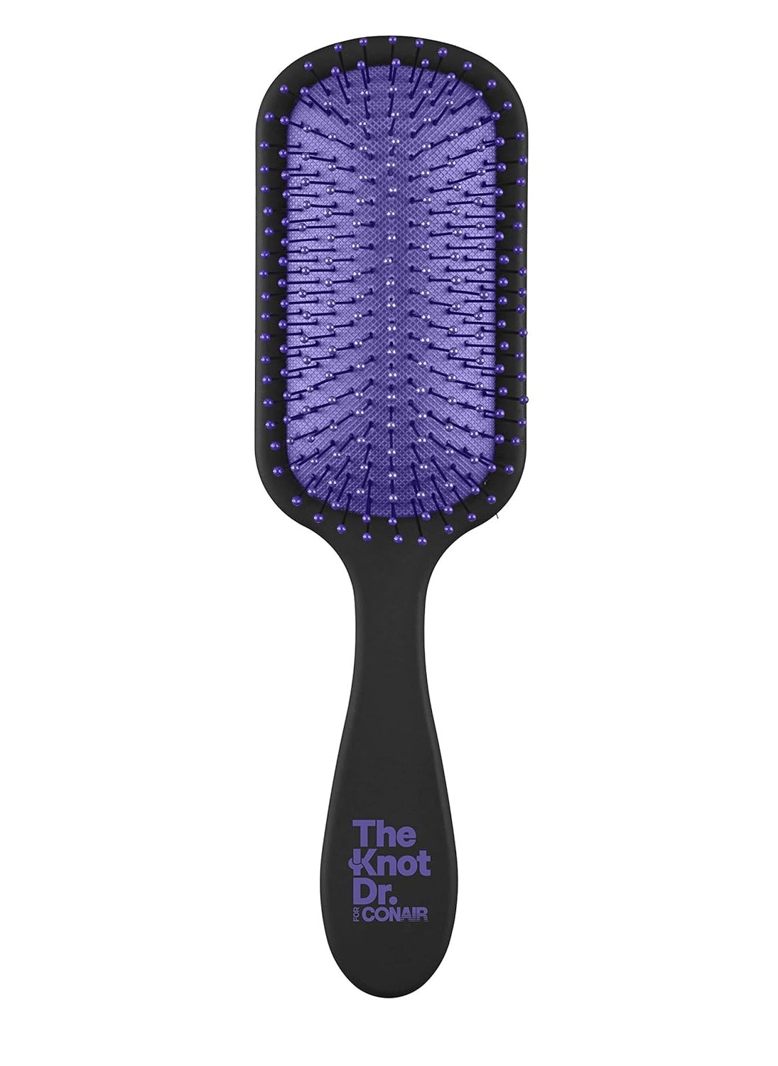 CONAIR The Knot Doctor for Conair Premium Pro Detangling Hair Brush for Wet or Dry Hair with Purple Storage Case 1 Count  - Image 2