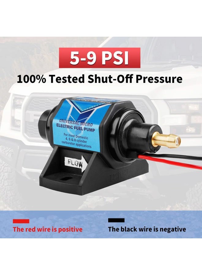 CarBole 12 Volt Electric Fuel Pump 5-9 PSI, 35 GPH for Gasoline Engines - Image 4