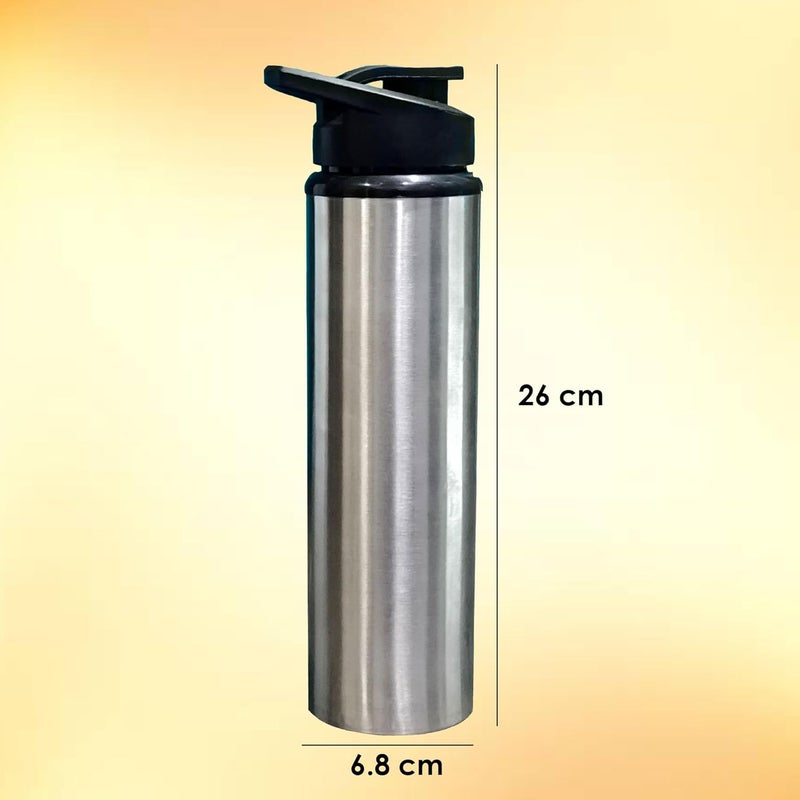 Generic Stainless Steel Water Bottle, 1 Litre, Leak-Proof, for Office, Gym, Travel (1)  - Image 5