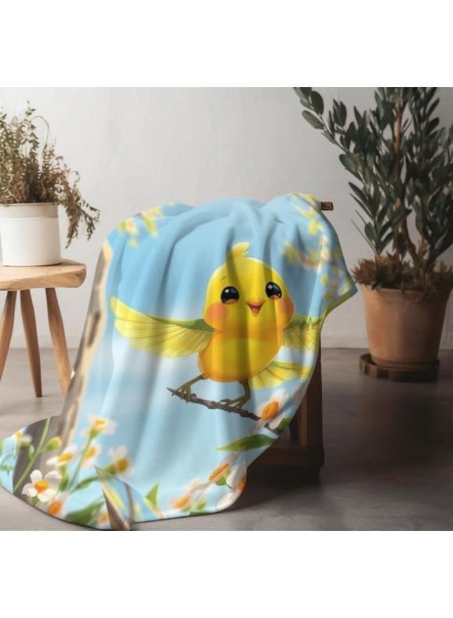 general Children's or student cartoon flannel thin blanket (warm and comfortable, suitable for sleep, games) 100cm*150cm - 333 - Image 1