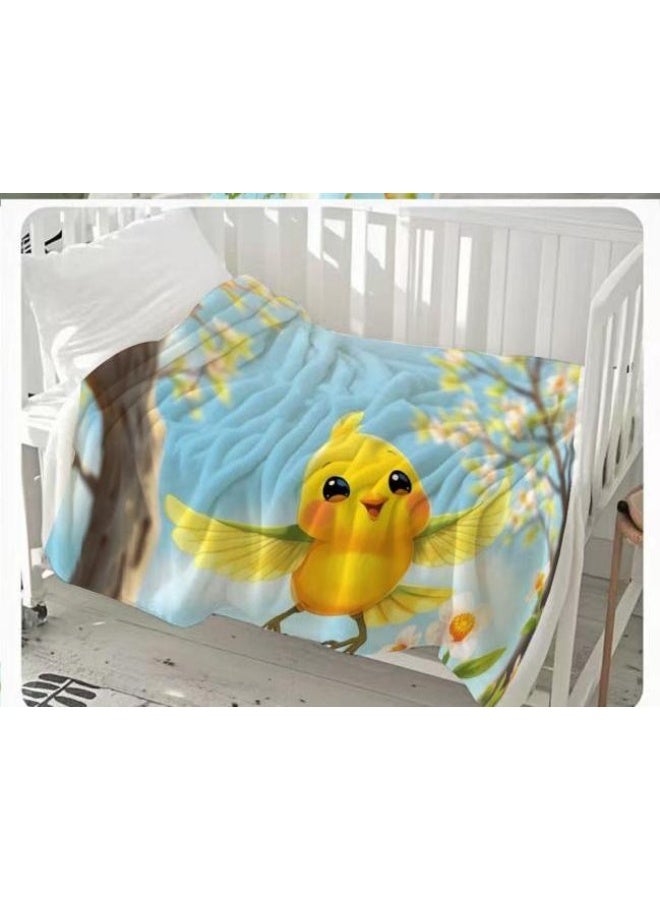 general Children's or student cartoon flannel thin blanket (warm and comfortable, suitable for sleep, games) 100cm*150cm - 333 - Image 3
