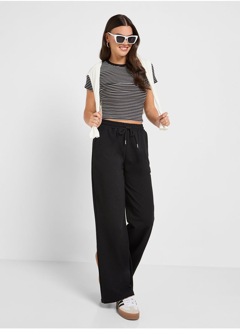 Ginger Basics - Stripe Crew Neck T-Shirt - Image 1