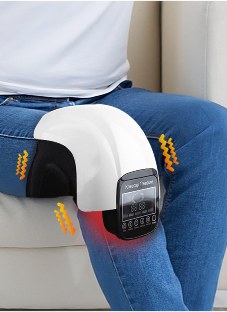 Generic Wireless Knee Massager for Joint Pain Relief Arthritis Cramps Meniscus Pain Rechargeable Electric Vibration Knee Brace Wrap  - Image 3
