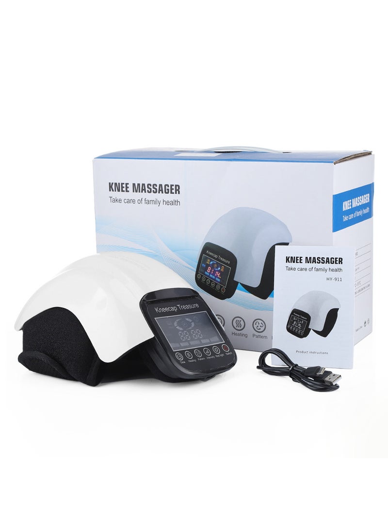 Generic Wireless Knee Massager for Joint Pain Relief Arthritis Cramps Meniscus Pain Rechargeable Electric Vibration Knee Brace Wrap  - Image 2